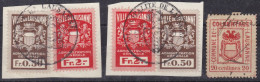 Heimat VD LAUSANNE Gemeinde Fiskalmarken Lot - Revenue Stamps