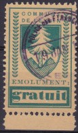 Heimat VD Leysin Gemeinde Fiscalmarke - Revenue Stamps