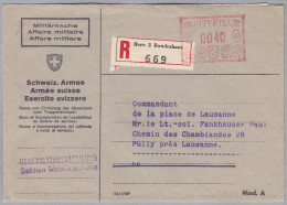Schweiz Firmenfreistempel 1947-11-01 Bern 3 "P40P" Auf Militärsache - Frankiermaschinen (FraMA)