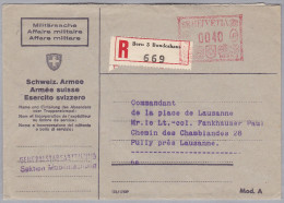 Schweiz Firmenfreistempel 1947-11-01 Bern 3 "P40P" Auf Militärsache - Affranchissements Mécaniques