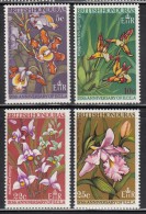 British Honduras MNH Scott #208-#211 Set Of 4 Orchids - 20th Anniversary Of E.C.L.A. - British Honduras (...-1970)