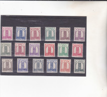 MAROC : Tour Hassan :  Y&T : *  : 204 à 222 - Unused Stamps