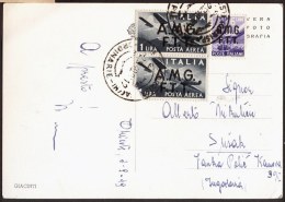 ITALIA - TRIESTE - A.M.G.  F.T.T.  OVP.-  Tarif. 8 Lit In Zone - To SUSAK Autside Zone - 1949 - Colis Postaux/concession