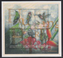 Dominica MNH Scott #2253 Sheet Of 6 $1.25 Hummingbirds - Dominica (1978-...)