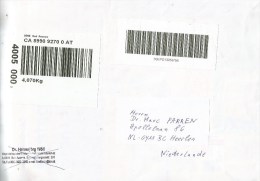 Austria Osterreich 2014 Bad Aussee Paket Post.at 4 Kg Barcoded Parcel Label Cover - Macchine Per Obliterare (EMA)