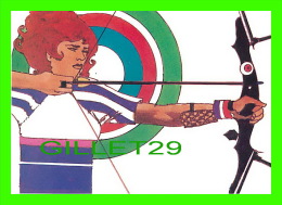 TIR À L'ARC - BY ROBERT PEAK - WOMEN'S ARCHERY STAMP, 1984 SUMMER OLYMPICS - - Tir à L'Arc