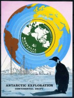 MONGOLIE 1980 YVERT N° BF69 ** EXPLORATION EN ANTARCTIQUE - Antarctic Expeditions