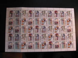 Can74-01  SC# 634-639  Feuille De 50, Livraison Du Courrier; Letter Carrier Service, Sheet Of 50;  1974 - Hojas Completas