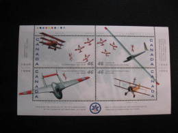 Can99-05  SC# 1807      Canadian International Air Show;  1999 - Blocks & Sheetlets