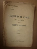 1926 Ecole Militaire De Saint-Cyr:   Encadrement (thèmes Offensifs) - Französisch