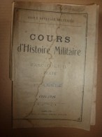 1926 Ecole Militaire De Saint-Cyr:   Histoire Militaire L'EMPIRE;      De 1815 à 1866 - Frans