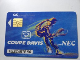 NEC COUPE DAVIS USED CARD - Telefoonkaarten Voor Particulieren