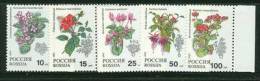 RUSSIA 1993  MICHEL NO:296-300  MNH - Unused Stamps