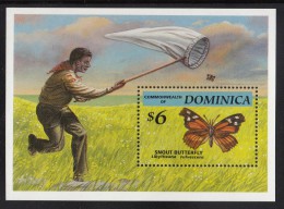 Dominica MNH Scott #1655 Souvenir Sheet $6 Snout Butterfly - Dominique (1978-...)