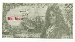 Billet Scolaire De 50 Francs - 6-12 Años