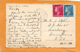 Luxembourg 1949 Postcard Mailed - Briefe U. Dokumente