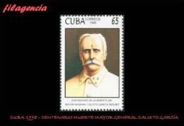 CUBA MINT. 1998-32 CENTENARIO DE LA MUERTE DEL MAYOR GENERAL CALIXTO GARCÍA - Ongebruikt