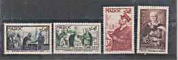 Maroc  1954  Ml Lyautey   N° 335 à 338   Serie Compl. Neuf X X - Ungebraucht