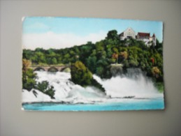 SUISSE SH SCHAFFHOUSE  RHEINFALL UND SCHLOSS LAUFEN - Schaffhouse