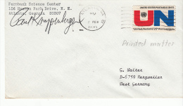 SPACE -  USA - 1971 - APOLLO 14  FERNBANK CENTRE  COVER  WITH  ATLANTA   POSTMARK - Estados Unidos