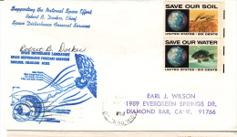 SPACE -  USA - 1971 -SPACE DISTURBANCE LAB  COVER WITH  BOULDER   POSTMARK - United States