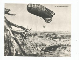 Fiche , Photographie , 14.5 X 11.5 , Dossier 185, 2 Scans,n° 14 , Aviation , Saucisse D´observation - Historia