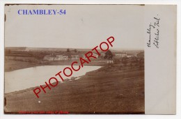 CHAMBLEY BUSSIERES-Panorama-Carte Photo Allemande-Guerre14-18-1WK-Militaria-Frankreich-France-54- - Chambley Bussieres