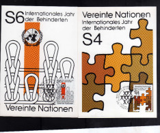 UNITED NATIONS AUSTRIA VIENNA WIEN - ONU - UN - UNO 1981 MAXIMUM CARD FDC DISABLED INTERNATIONAL YEAR  ANNO DISABILI - Maximum Cards