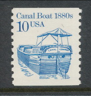 USA 1987 Scott 2257,Canal Boat 1880s, MNH ** - Coils & Coil Singles