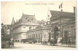 Cpa: 75 PARIS Conservatoir Des Arts Et Métiers (animé, Précurseur) - Enseignement, Ecoles Et Universités