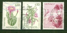 Automates, Marionnettes - MONACO - Japonaise à L'éventail - 1994 - Flore Du Jardin Exotique - N° 1915-1916-1920 - Usati