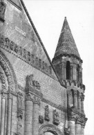 EGLISE ABBATIALE DE SAINT JOUIN DE MARNES  LA FACADE  SCANS RECTO VERSO - Saint Jouin De Marnes