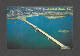 DAYTONA  BEACH - FLORIDA - FLORIDE - AERIAL VIEW OF ONE OF THE SIX BRIDGES WHICH LINK THE PENINSULA OD DAYTONA BEACH - Daytona