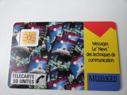 RARE : MESSAGES INFORMATIONS ET COMMUNICATION MINT CARD ISSUE 1050EX - Ad Uso Interno
