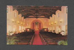 MIAMI BEACH - FLORIDA - FLORIDE - INTERIOR OF UNITED CHURCH OF CHRIST - LINCOLD ROAD MALL AT DREXEL AVENUE - Daytona