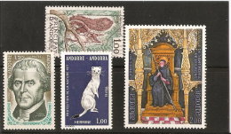 ANDORRE  LOT TIMBRES   N° 255/260/264   NEUF **/*/o - Ongebruikt