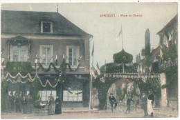 APPOIGNY - Place Du Marché Pavoisée - Appoigny