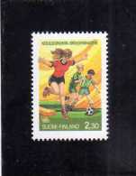 SUOMI FINLAND - FINLANDIA - FINLANDE 1993 Physical Education FINNISH SCHOOL SPORTS SPORT MNH - Nuovi