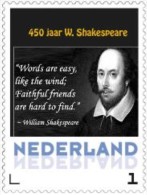 Nederland  2014  Shakespeare 3  Quote     Postfris/mnh/sans Charniere - Personalisierte Briefmarken