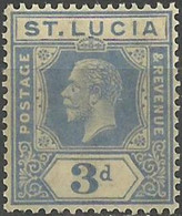 St.LUSIA..1921..Michel # 73...MNH. - Ste Lucie (...-1978)