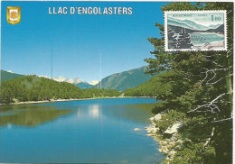 ANDORRE.  Le Beau Lac D'Engolasters (1616 M. Altitude), Carte-Maximum - Cartoline Maximum