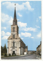 VOUNEUIL Sur VIENNE. - La Place De L'Eglise . CPM Dentelée RARE - Vouneuil Sur Vienne