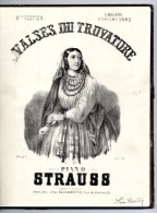 PIANO STRAUSS  VALSE DU TROVATORE DIFFERENTES PARTITIONS ET MUSICIENS CLASSIQUES  - LIBRAIRIE G MULLER CREPIS EN VALLOIS - Instrumento Di Tecla