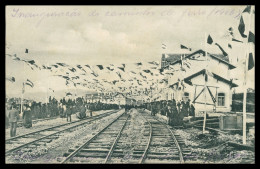 VILA REAL -ESTAÇÃO DOS CAMINHOS DE FERRO - Inauguração Dos Caminho De Ferro 1906  Carte Postale - Vila Real