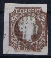 Portugal:  1856 YV Nr 9     Mi Nr 9c  Used Schwarzbraun  Signed/ Signé/signiert/ Approvato - Usati