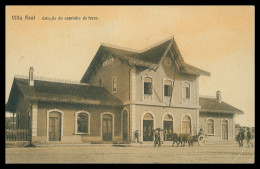 VILA REAL-ESTAÇÃO DOS CAMINHOS DE FERRO ( M. J. David Guerra) -  Carte Postale - Vila Real