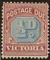 VICTORIA 1890 1/2d Postage Due SG D1 HM #GR231 - Nuovi