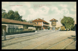 MOÇAMBIQUE - LOUREÇO MARQUES - ESTAÇÃO DOS CAMINHOS DE FERRO Carte Postale - Mozambique