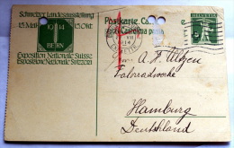 Switzerland 1913, Postal Card, Used, Issued 1913 - Lettres & Documents
