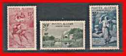 Algerie  1957    N° 346 à 348   Neuf  X X  ( Sans Trace ) - Unused Stamps